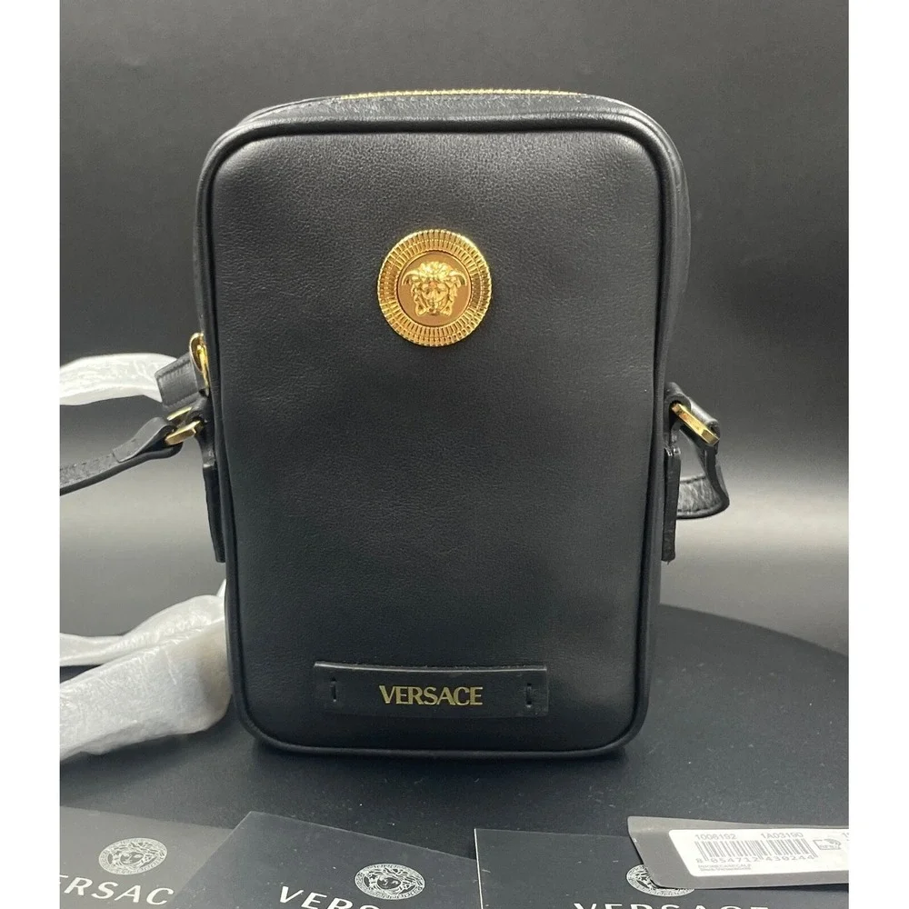 Versace Black Medusa Mini Phone Case Bag‎ 1006192